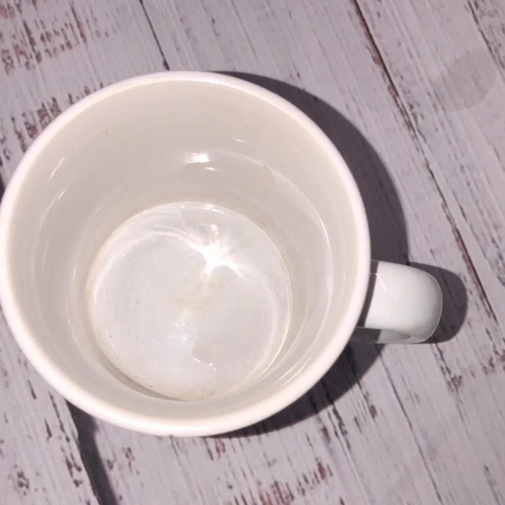 Vintage Santa Joyeux Noel Christmas coffee mug